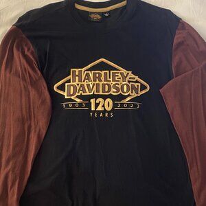 Harley-Davidson 120th Anniversary Long Sleeve T-Shirt L
